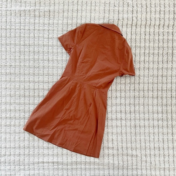 Abercrombie & Fitch Brown Short Sleeve Dress - Picture 3 of 4